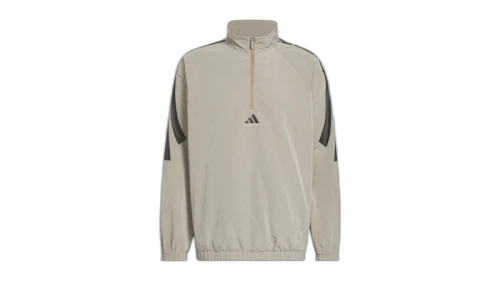 adidas Woven Half-Zip Sweater Putty Beige