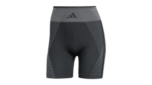 adidas Women's Knitted 5 Inch Leggings Black/Grey Six