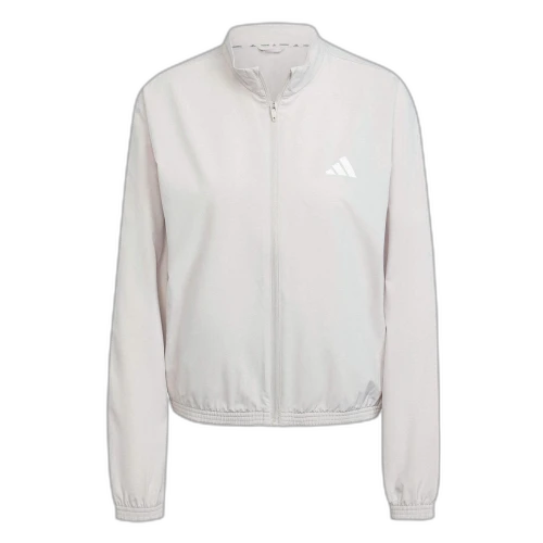 adidas Train Essentials 3-Stripes Woven Warm-Up Jacket 'Grey' (Women's)