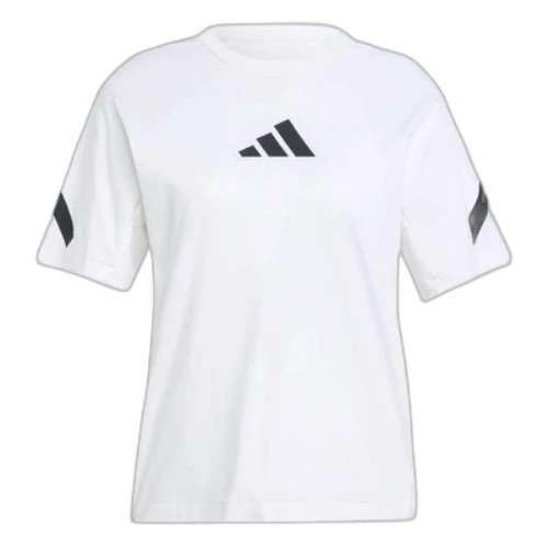 adidas Z.N.E. T-Shirt 'White Black' (Women's)