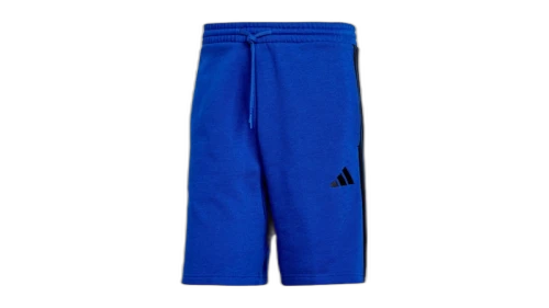 adidas Essentials 3-Stripes Fleece Shorts Royal Blue Black