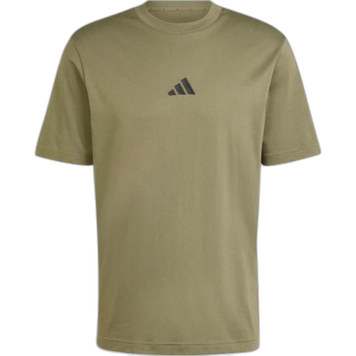 adidas Essentials Small Logo Single T-Shirt 'Green'
