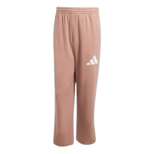 adidas Essentials Wide Leg 3 Bar Logo Pants 'Pink'