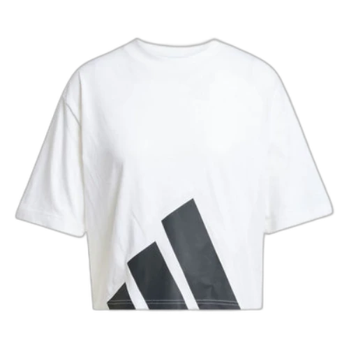 adidas Essentials Crop T-Shirt 'White Black'