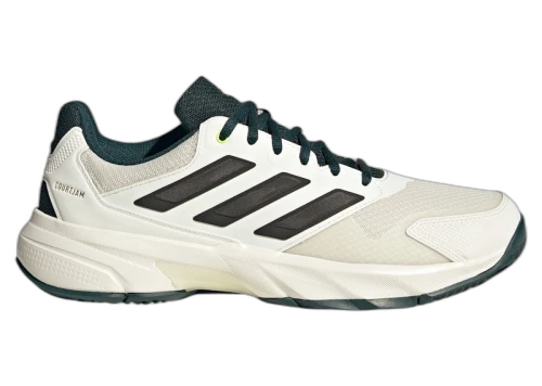 adidas Courtjam Control 3 Off White Silver Metallic Aurora Ivy