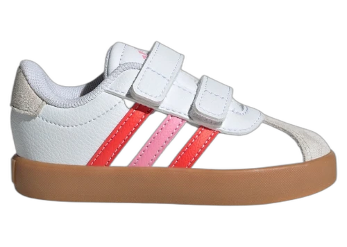 adidas VL Court 3.0 Cloud White Bright Red Bliss Pink (TD)