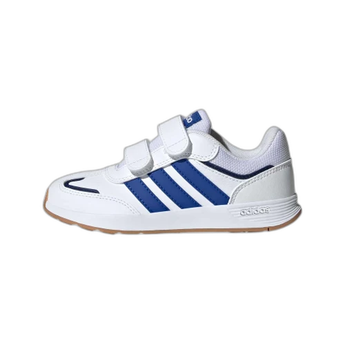 Adidas Tensaur Abrasion Resistant Low top Kids Lifestyle Shoes White/Royal Blue/Dark Blue Kids'