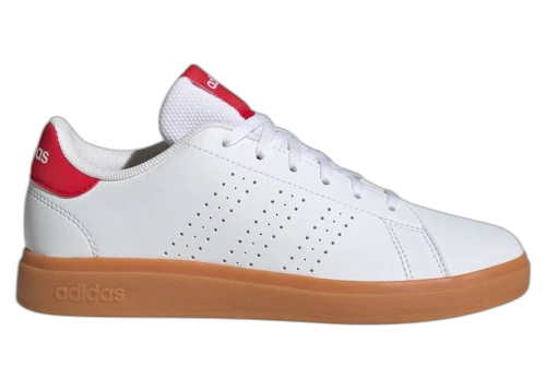 adidas Advantage Base 2.0 White Pure Ruby Gum (GS)