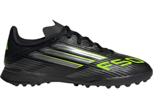 adidas F50 League Turf Core Black Iron Metallic Lucid Lemon (GS)