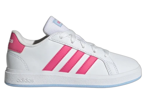 adidas Grand Court Lifestyle White Pulse Magenta Glow Blue (GS)