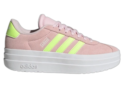 adidas VL Court Bold Clear Pink Hi-Res Yellow (GS)