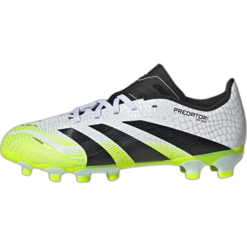 Adidas PREDATOR LEAGUE Abrasion Resistant Low top Kids' Soccer Shoes White Black Kids'