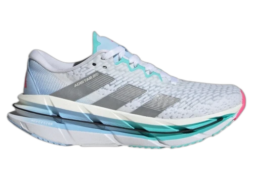 adidas Adistar Byd Cloud White Silver Metallic Flash Aqua (Women's)