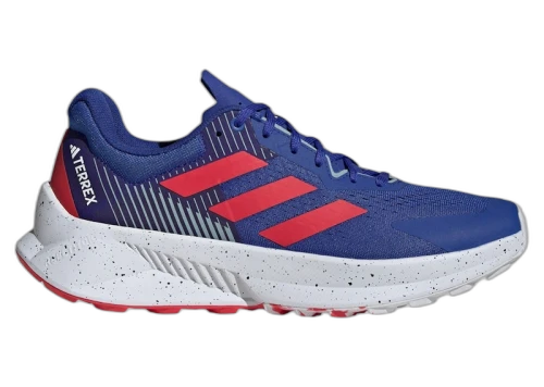 adidas Terrex Soulstride Flow Trail Dash Grey Pure Ruby Semi Lucid Blue