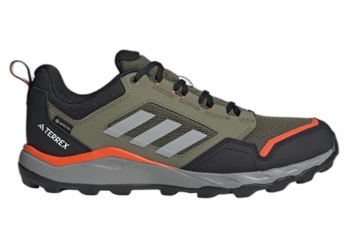 adidas Tracerocker 2.0 Gore-Tex Trail Olive Strata Charcoal Solid Grey Semi Impact Orange