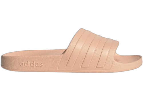 adidas Adilette Aqua Slides Powder Coral (Women's)