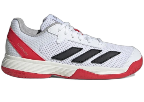 adidas Courtflash Cloud White Core Black Lucid Red (PS/GS)