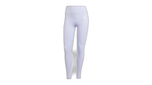 adidas Women's Optime Essentials Stash Pocket Full-Length Leggings Violet Tone/White