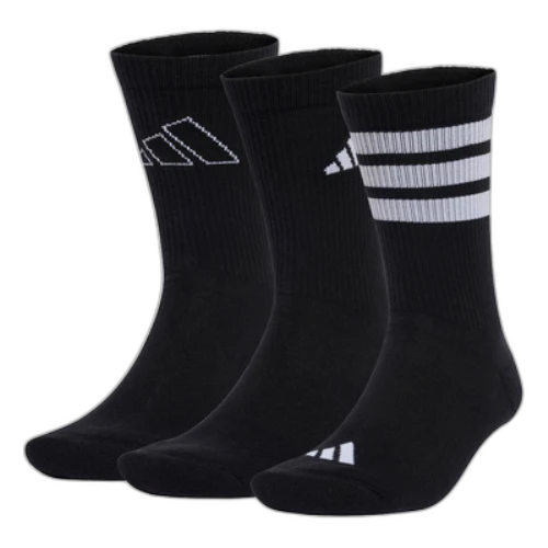 adidas Logo Socks 3 Pack 'Black'