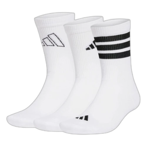 adidas Logo 3 Pack Socks 'White'