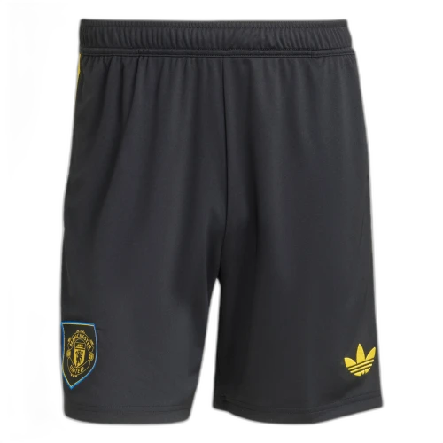 adidas 2025/2026 Third Shorts Manchester United Black