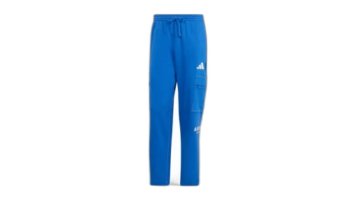 adidas All Szn Fleece Graphic Loose Cargo Pants Royal Blue Off White