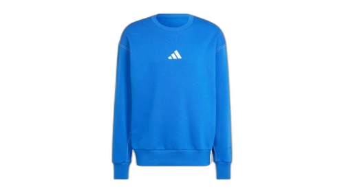 adidas All Szn Fleece Graphic Sweatshirt Royal Blue Off White