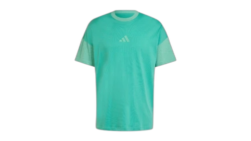 adidas All Szn Colorblock Tee Semi Court Green Off White