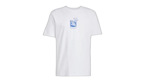 adidas Lounge Drink Graphic Tee White