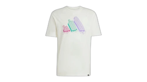 adidas Lounge Ice Graphic Tee Off White
