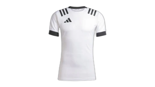 adidas 3-Stripes Fitted Jersey White/Black