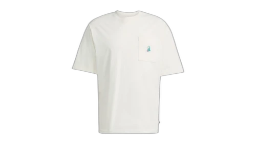 adidas Dog Patch Pocket Graphic Tee Off White