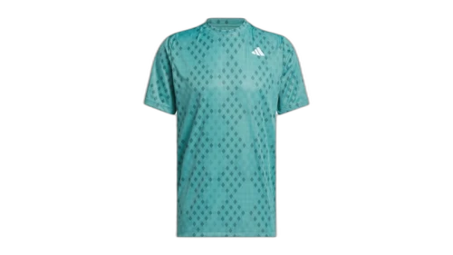 adidas Club Climacool Graphic T-Shirt Powder Teal Preloved Teal