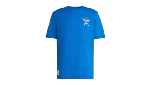 adidas Real Madrid Terrace Icons Graphic Tee Blue Bird