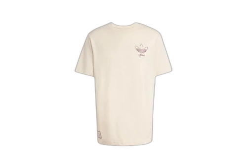 adidas Ajax Terrace Icons Graphic T-shirt 'Halo Ivory' (FW25)