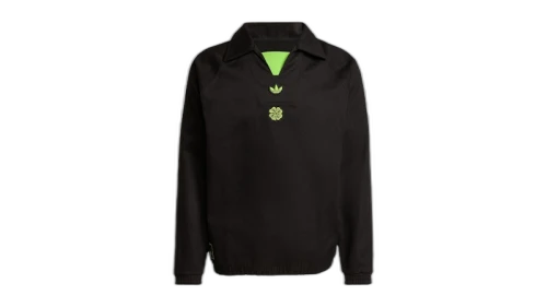 adidas Celtic FC Terrace Icons Drill Sweatshirt Black