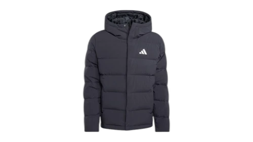 adidas Helionic Climawarm Hooded Down Jacket Black