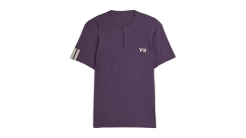 adidas Y-3 Pro Freelift Zip Tee Aurora Plum
