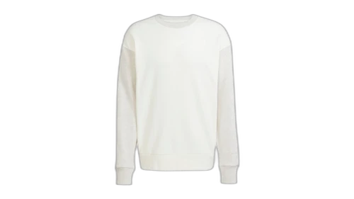 adidas All Szn French Terry Colorblock Crew Sweatshirt Off White