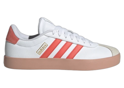 adidas VL Court 3.0 Cloud White Preloved Scarlet Gold Metallic (Women's)
