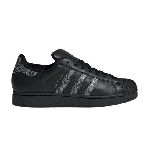 adidas Superstar II Black Snakeskin Reflective
