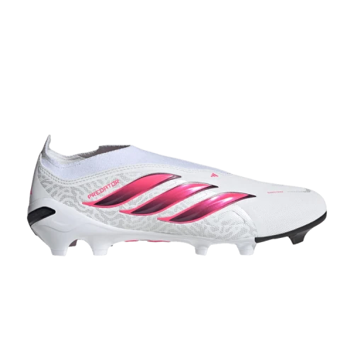 adidas Predator League Laceless FG 'Cloud White Solar Turbo'
