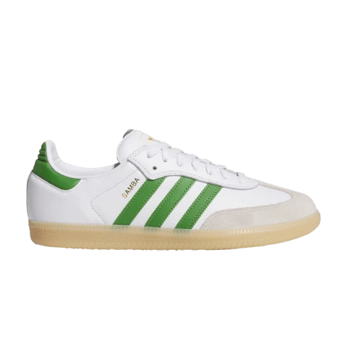 adidas Samba ADV Cloud White Crew Green Gum