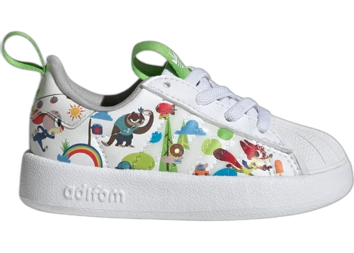 adidas adiFOM Superstar 360 Disney Cloud White Grey Two Semi Lucid Lime (TD)