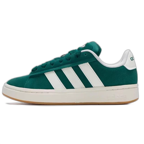 Adidas GRAND COURT ALPHA Comfortable Round Toe Low top Skateboard Shoes Men's Green