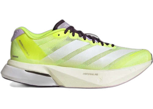adidas Adizero Boston 13 Solar Yellow Powder Plum (Women's)