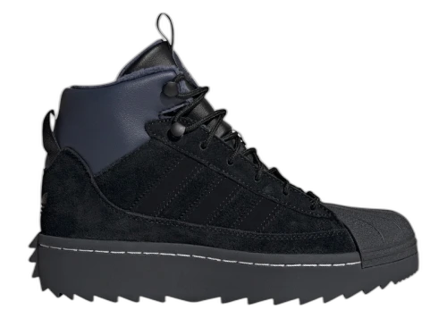 adidas Superstar Winterized Trek Core Black Carbon (GS)