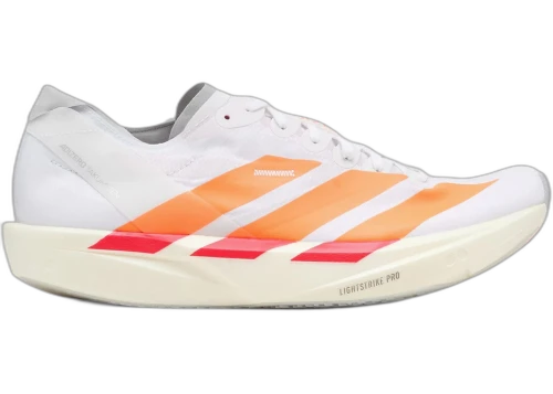 adidas Adizero Takumi Sen 11 White Lucid Orange Red