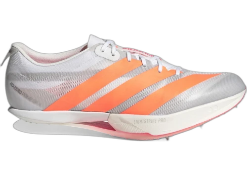 adidas Adizero Prime SP 4 White Lucid Orange Lucid Red