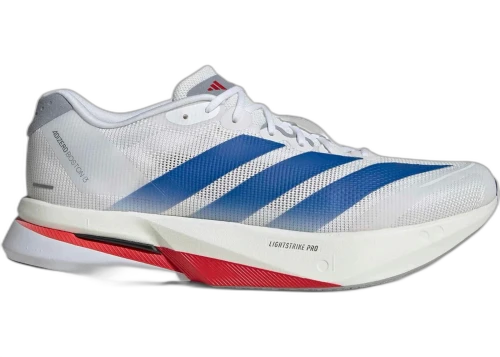 adidas Adizero Boston 13 White Royal Blue Halo Silver